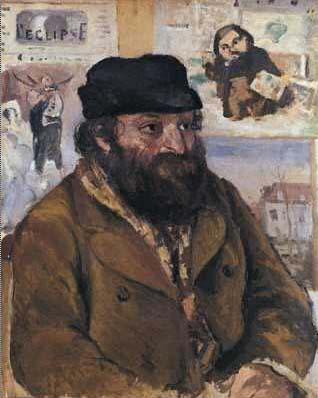 Camille Pissarro Portrait Paul Cezanne china oil painting image